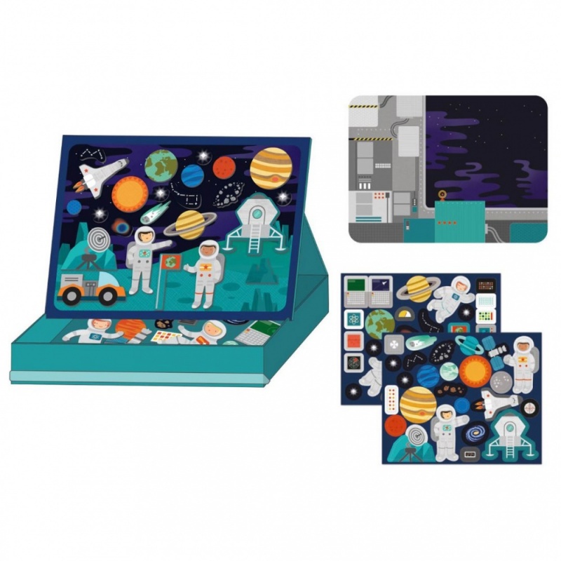 Petit Collage Outer Space Magnetic Play Scene